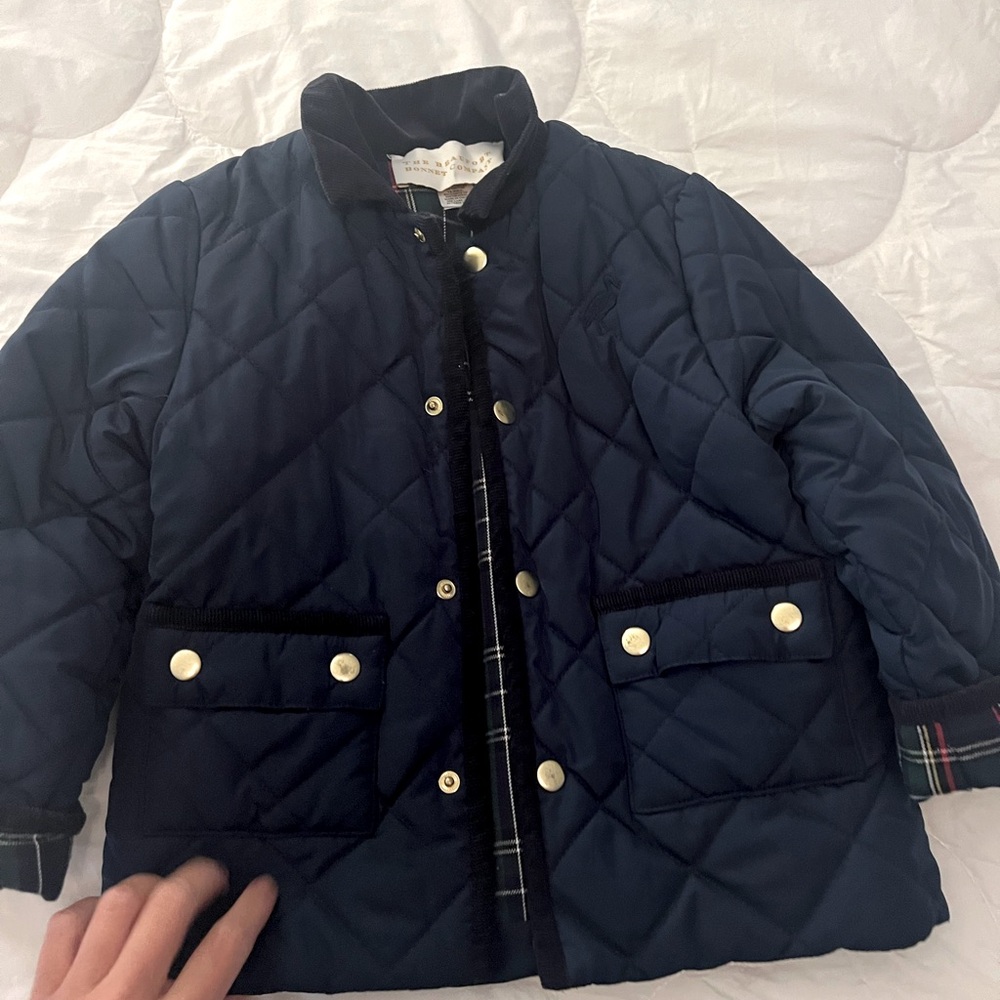 Beaufort Bonnet Navy Quilted Barn Jacket | Size 4